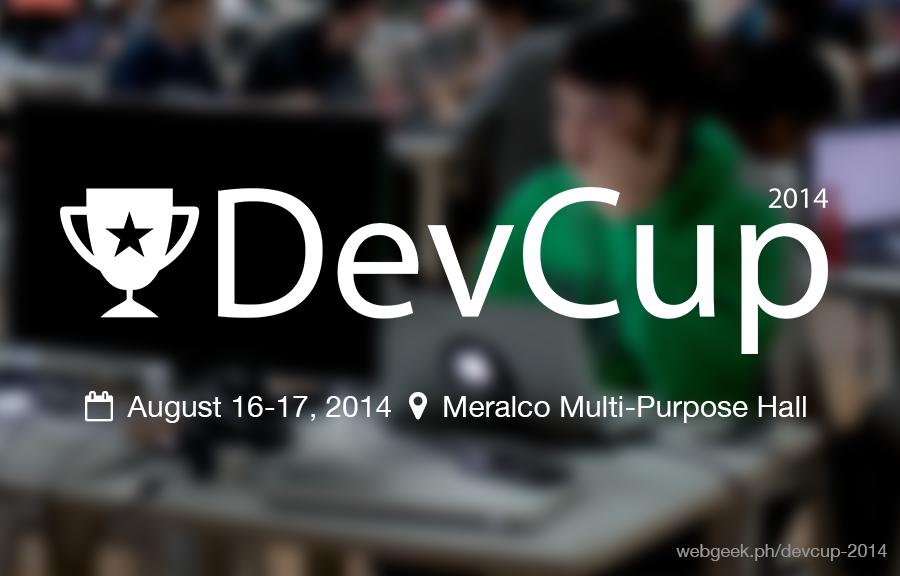 WebGeek DevCup Third Edition set for August 16-17, 2014