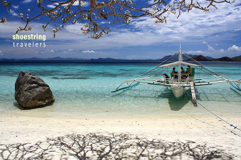 The Pleasant Banol Beach of Coron Island